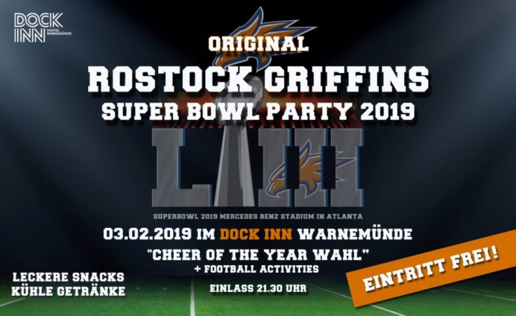 Fb Anzeige Super Bowl Party 2019 2 › Rostock Griffins