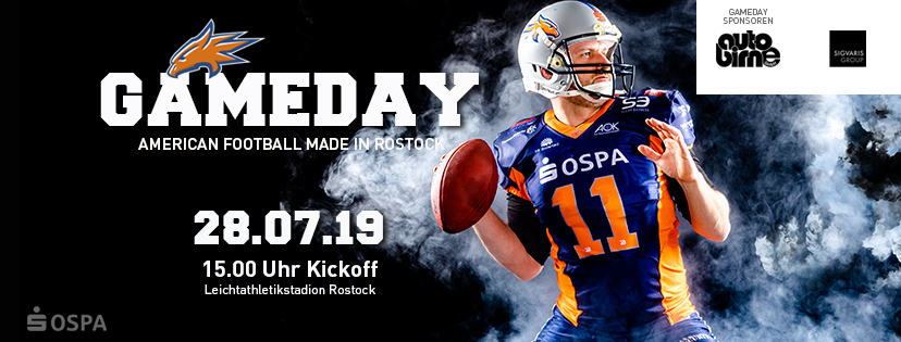 Fb Titel Gameday Ankündigung 28 07 19 Neu Vs. Elmshorn