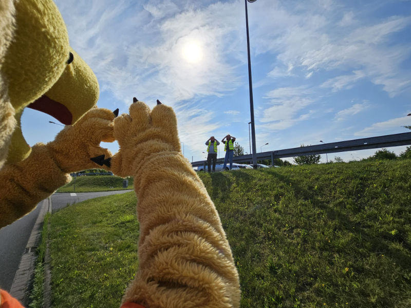 Griffino Und Otter Oscar Gratulieren Warnowtunnel Griffino Warnotunnel 02