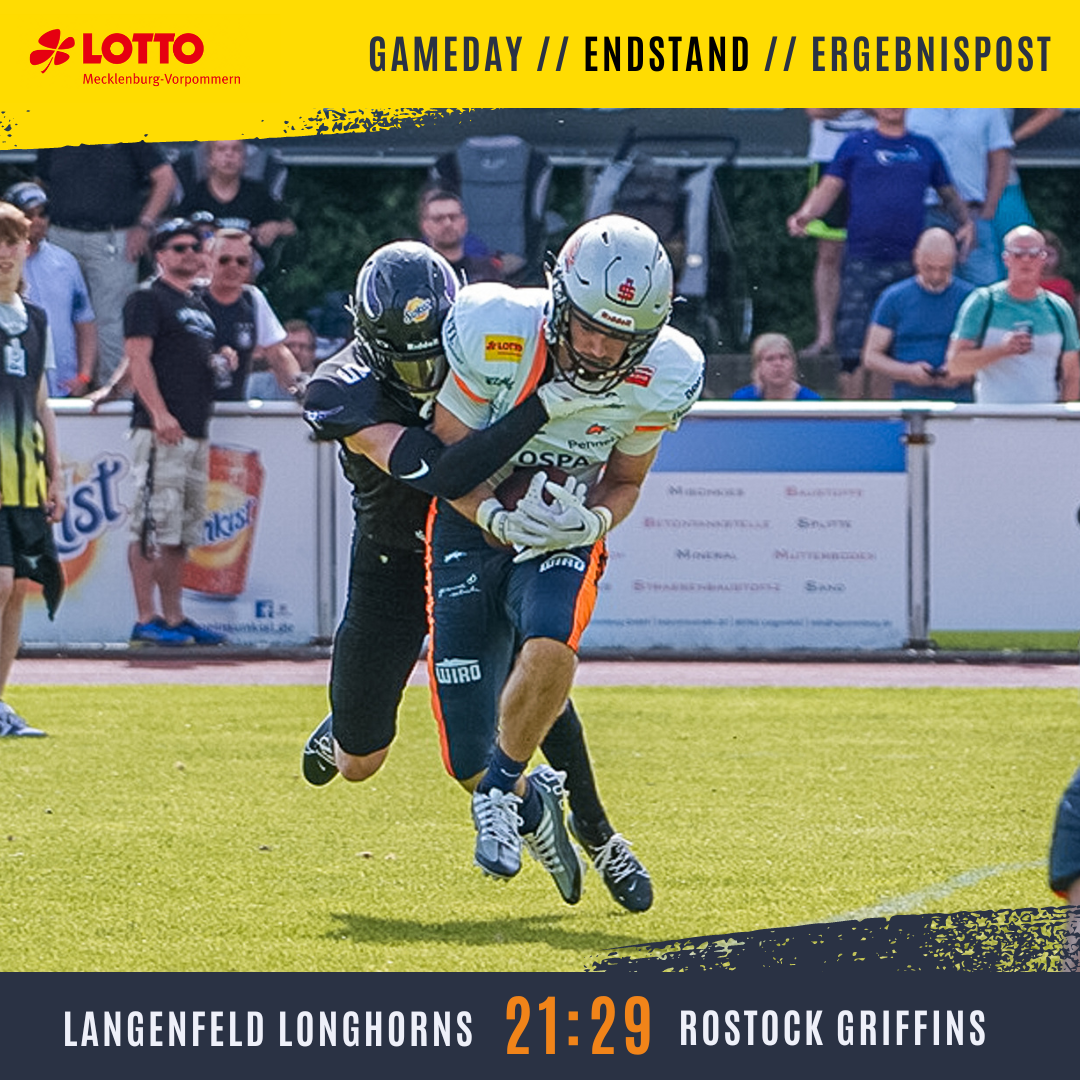 Griffins Erobern Die Tabellenspitze In Langenfeld Longhornsvsgriffins