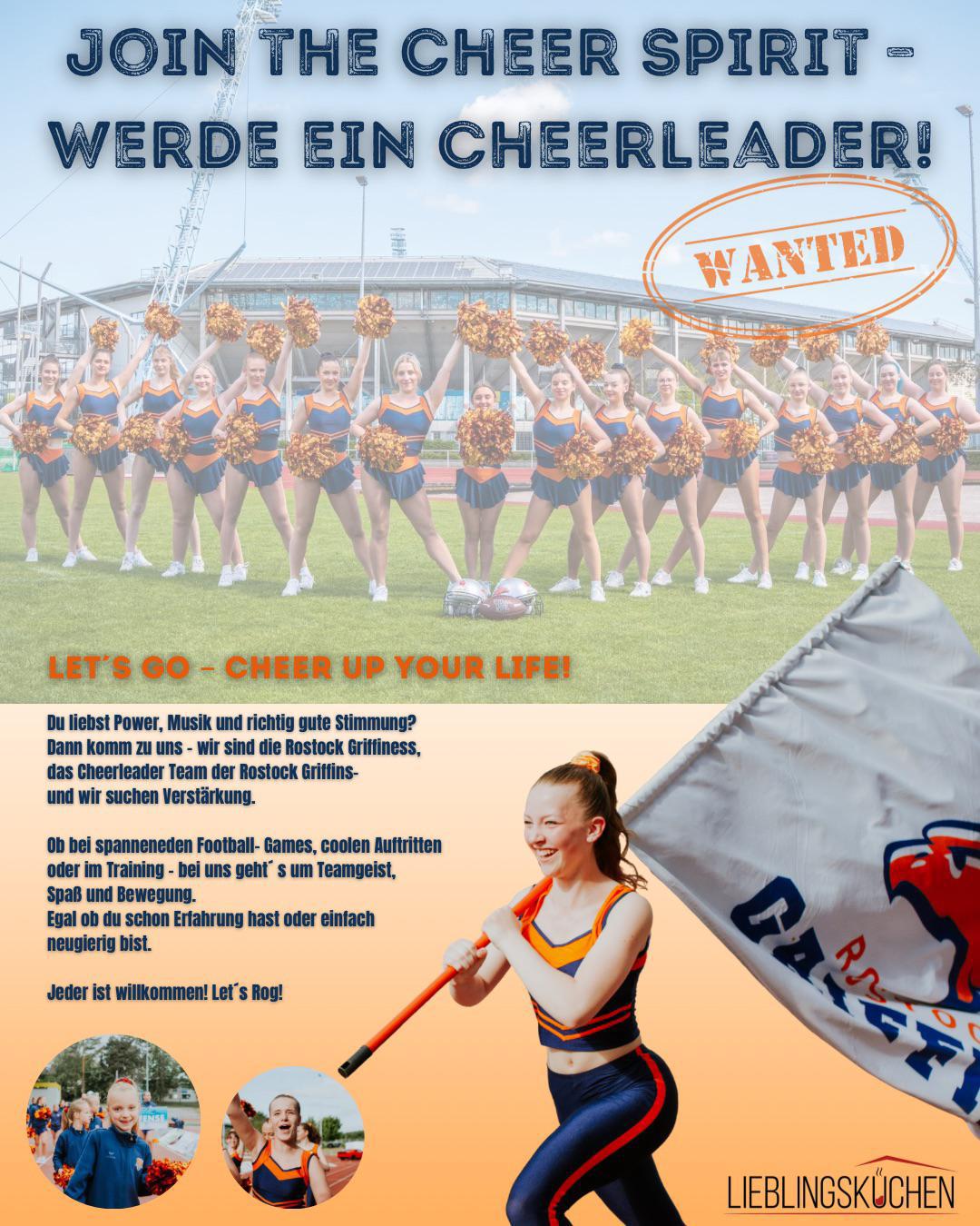 Rostock Griffiness Join the Cheer Spirit