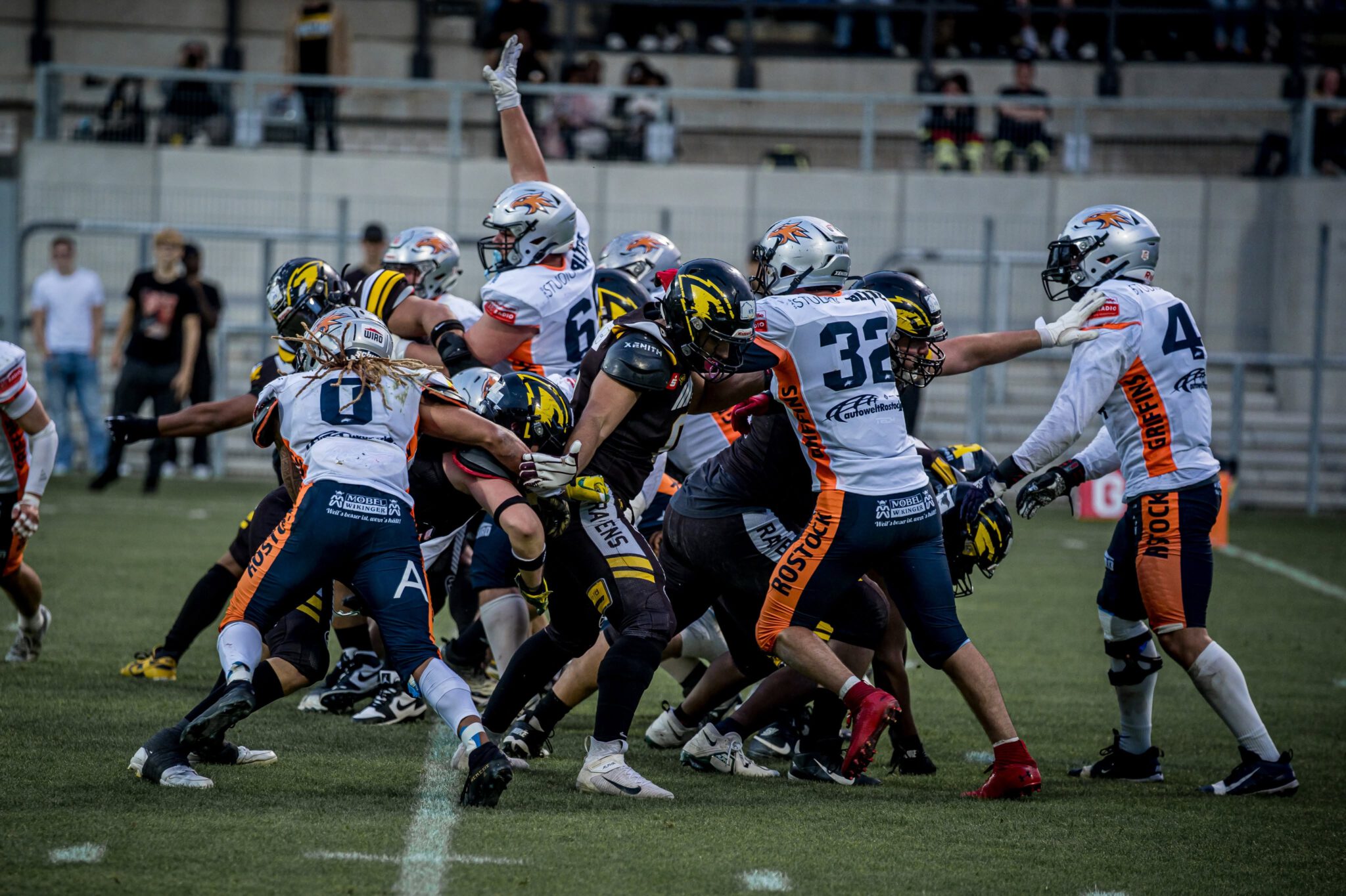 Die Special Teams Blocken Ein Fieldgoal